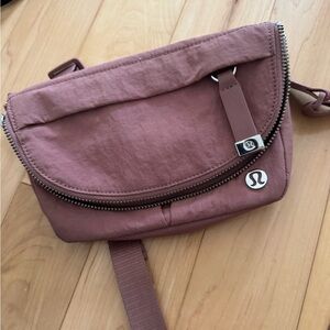 Lululemon Athletica Pink Crossbody Bag for Everyday Use